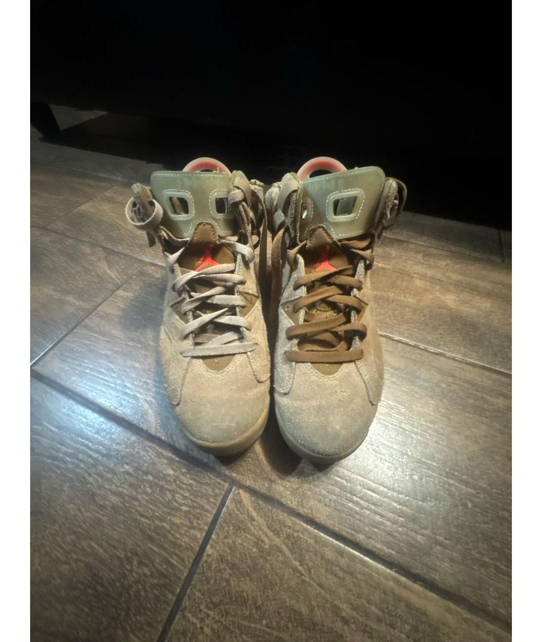 CACTUS JACK BY TRAVIS SCOTT Коричневые высокие кроссовки / кеды, фото 2