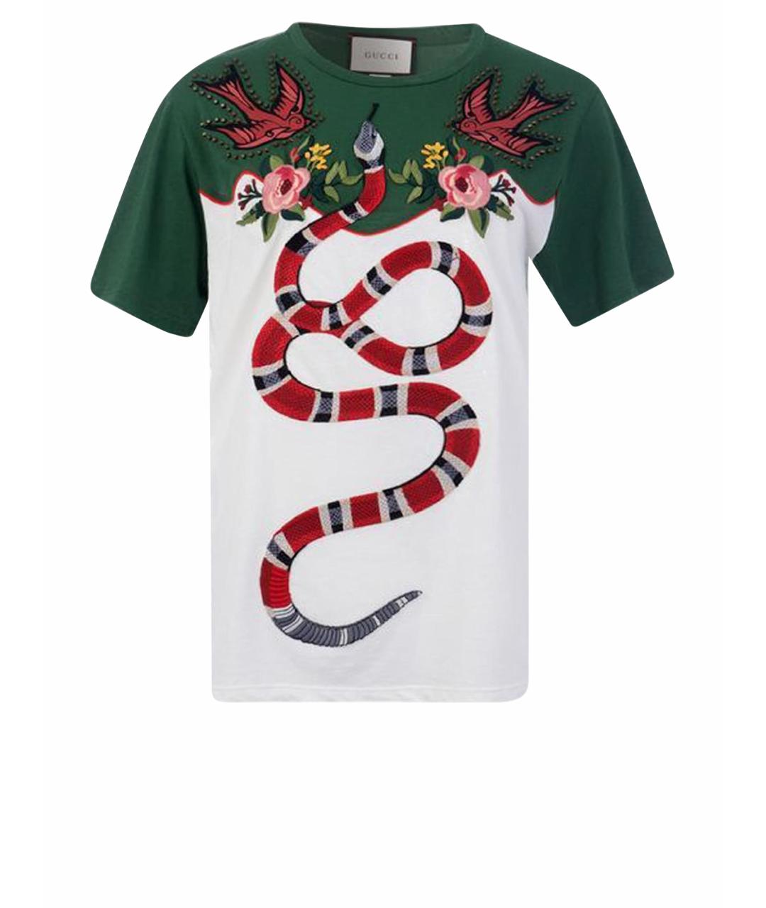 GUCCI Мульти хлопковая футболка, фото 1