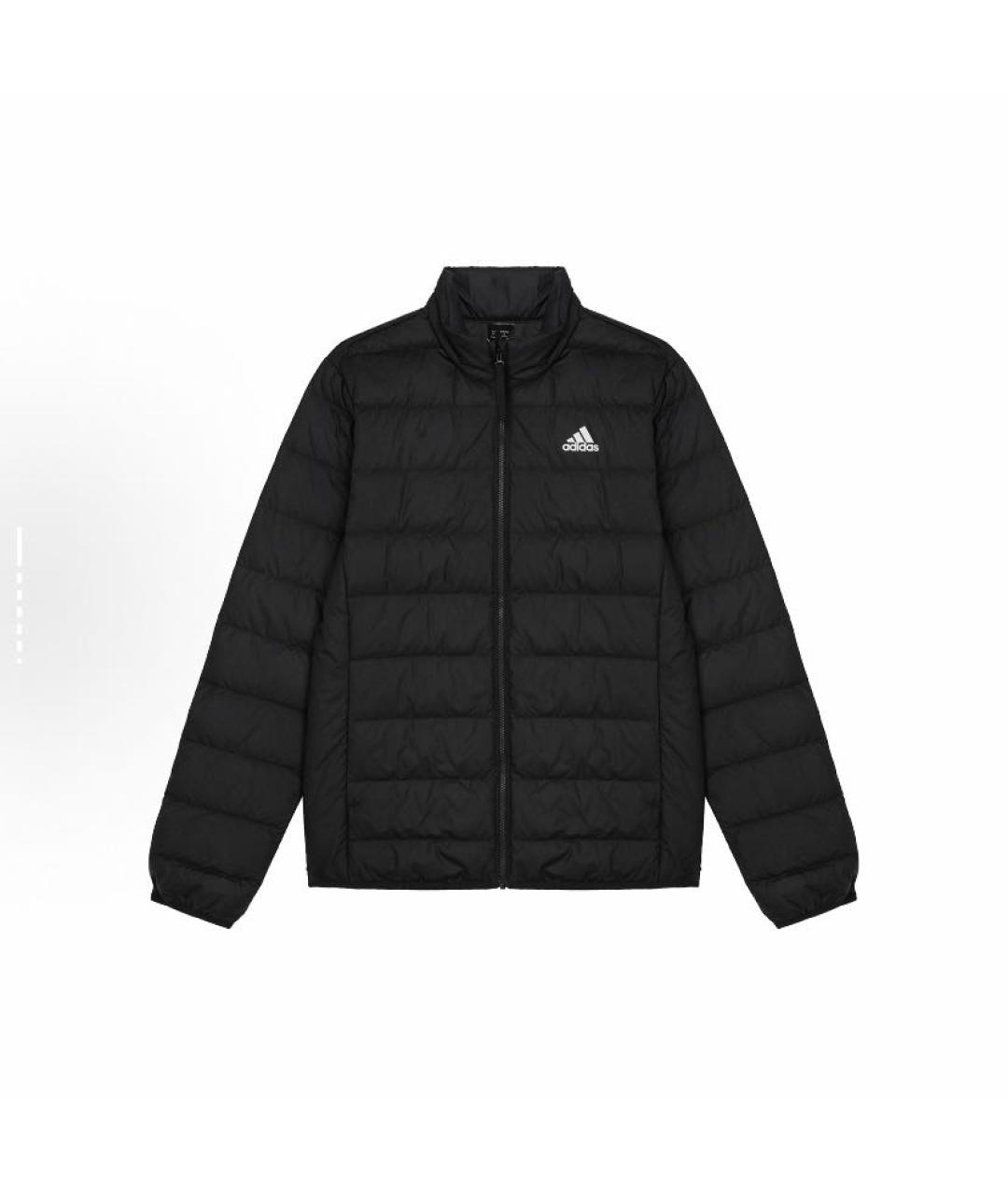 ADIDAS Черный полиэстеровый пуховик, фото 1