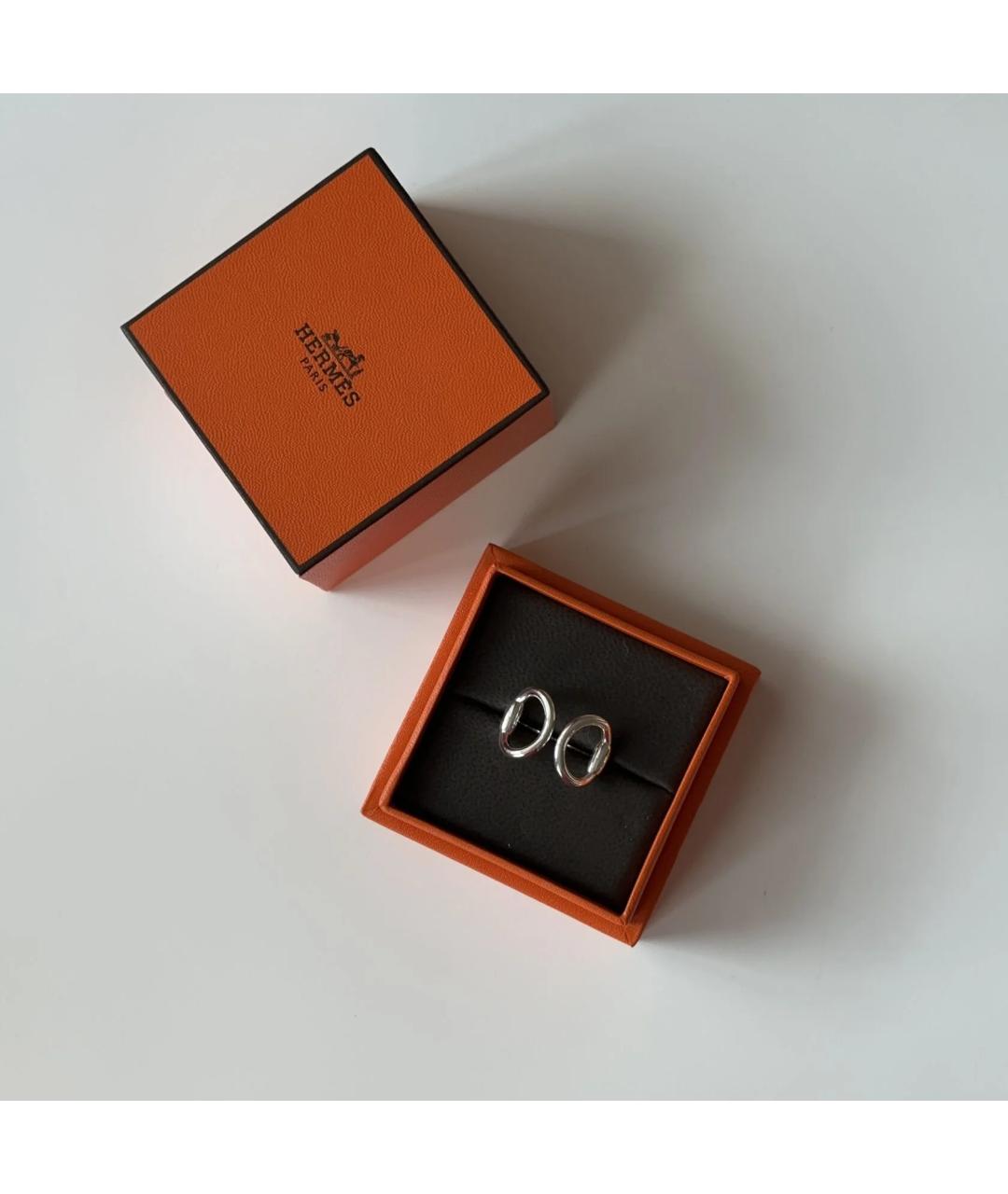 HERMES Серебряное серебряное кольцо, фото 4