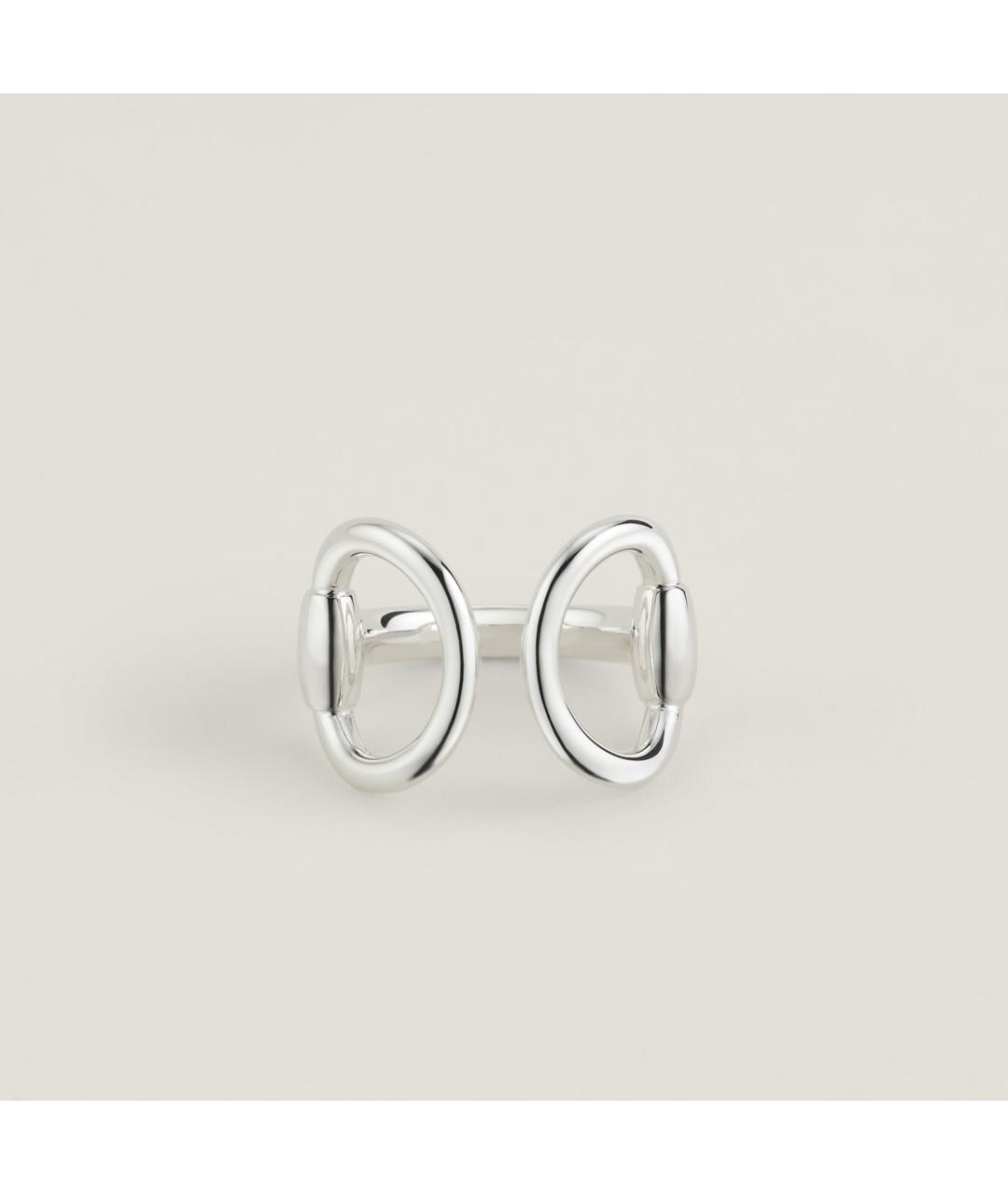 HERMES Серебряное серебряное кольцо, фото 2