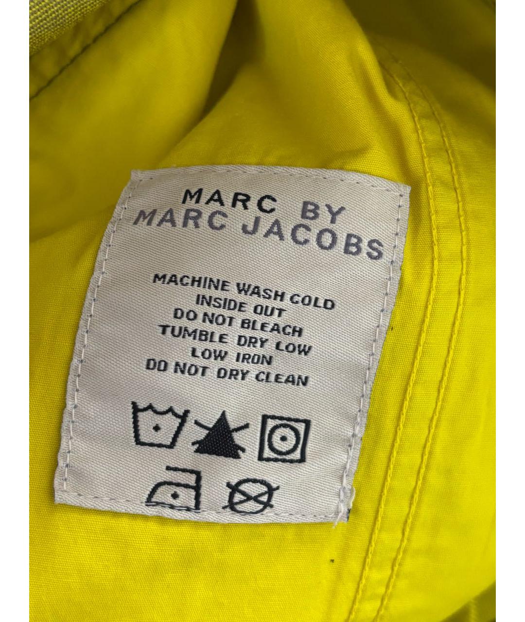 MARC BY MARC JACOBS Желтое хлопковое повседневное платье, фото 8