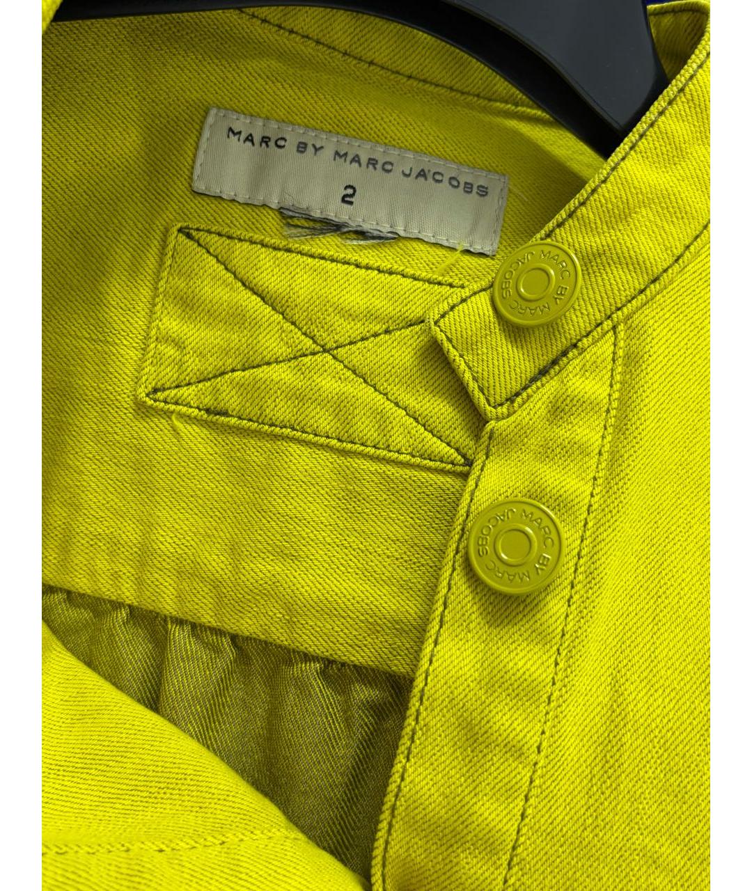 MARC BY MARC JACOBS Желтое хлопковое повседневное платье, фото 7
