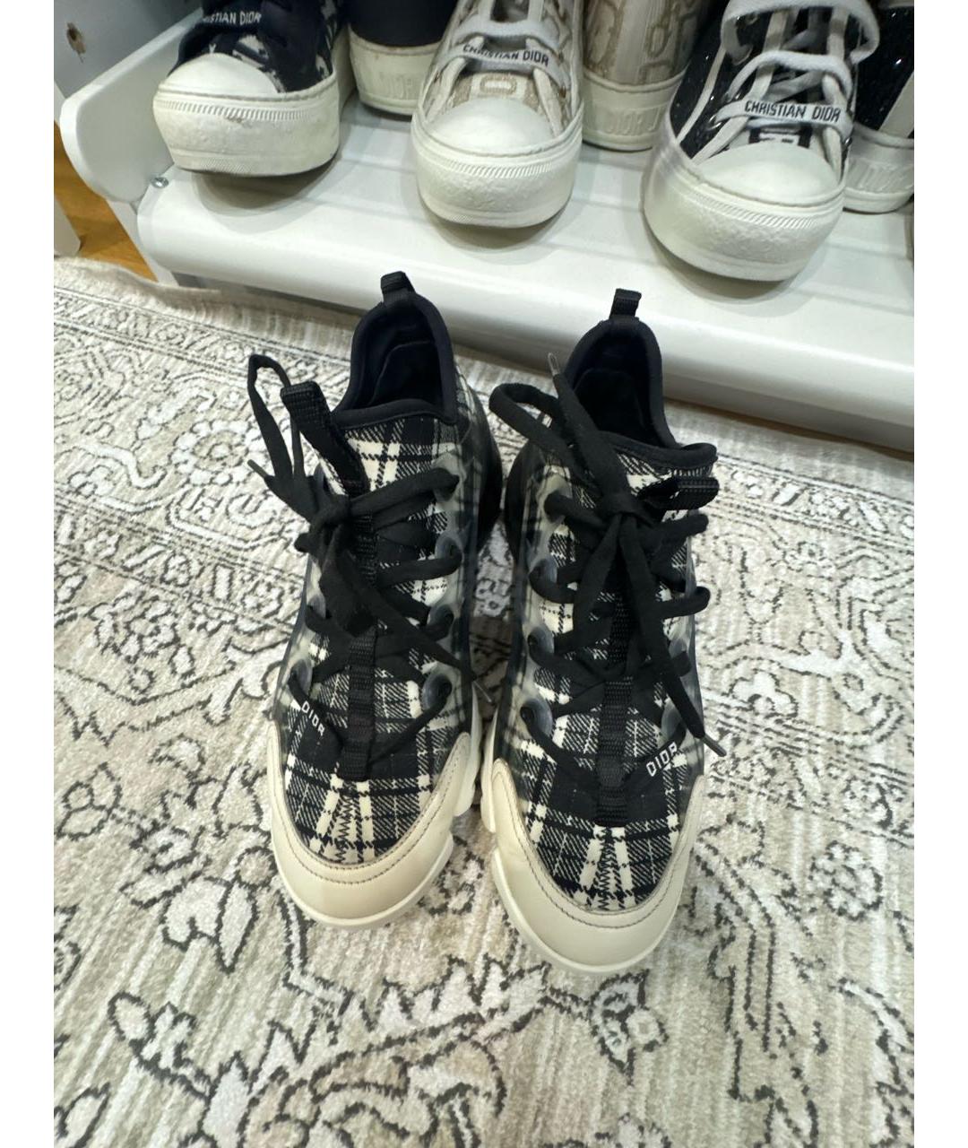CHRISTIAN DIOR Черные неопреновые кроссовки, фото 2