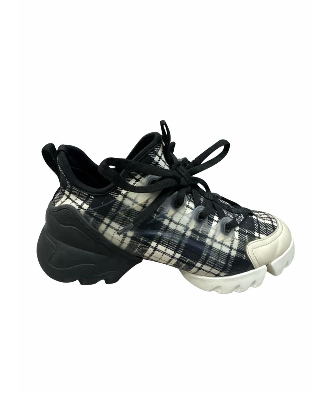 CHRISTIAN DIOR Черные неопреновые кроссовки, фото 1