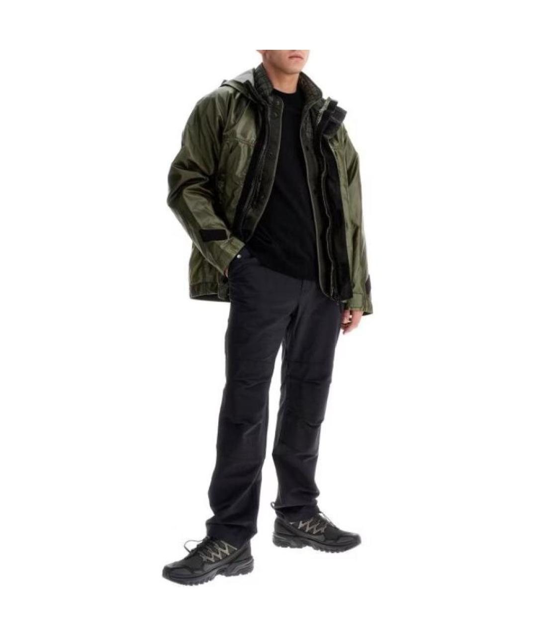 STONE ISLAND Зеленая куртка, фото 3