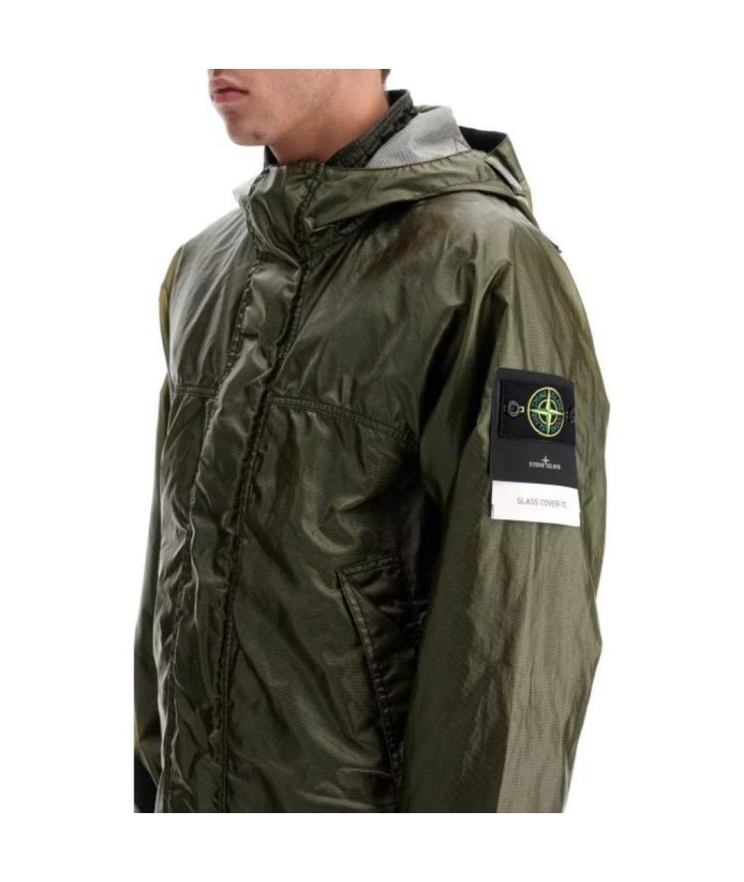 STONE ISLAND Зеленая куртка, фото 5