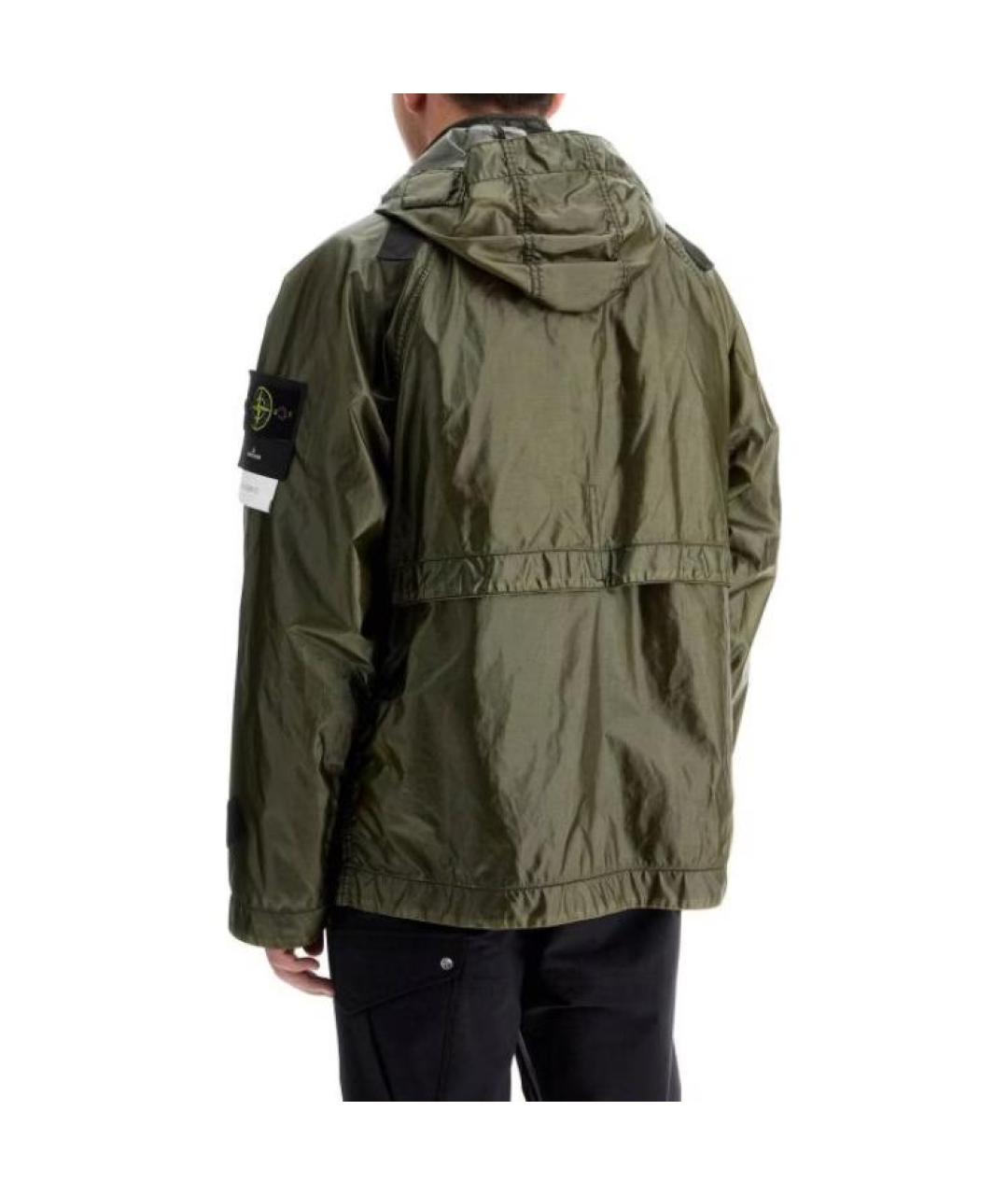 STONE ISLAND Зеленая куртка, фото 4