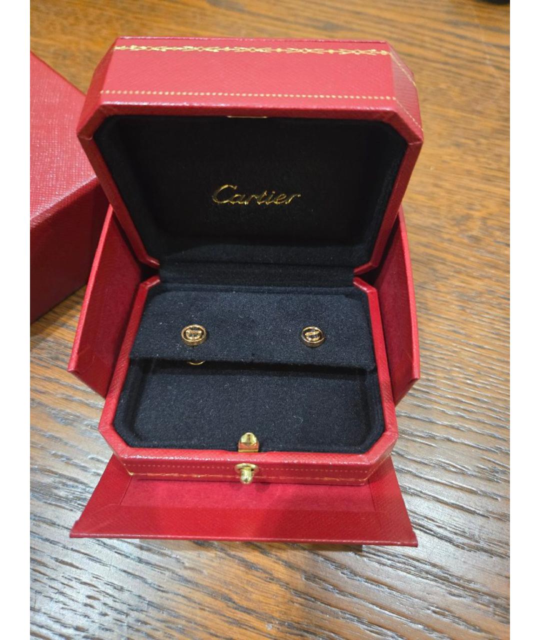CARTIER Золотые серьги из розового золота, фото 3