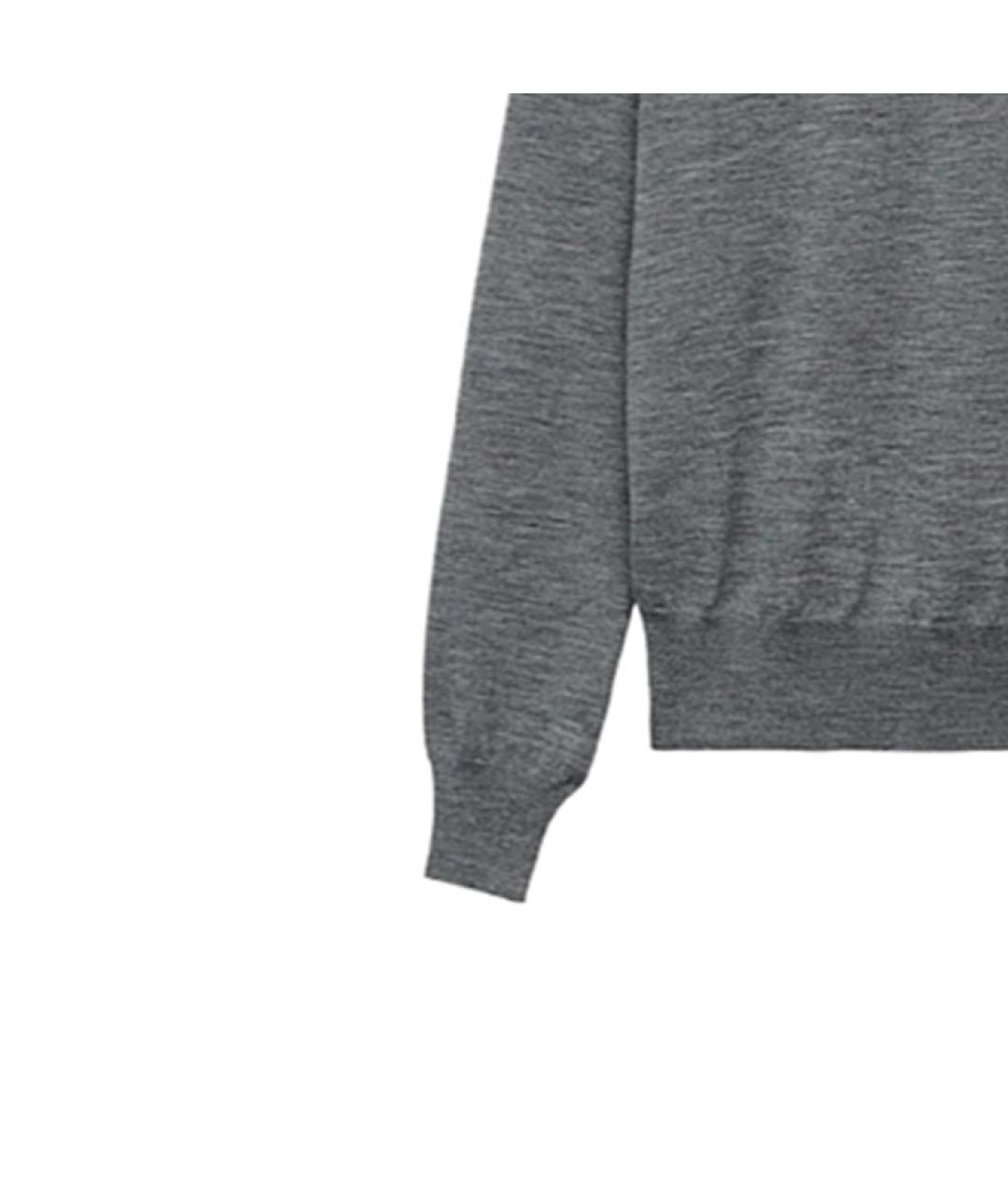 LOEWE Серый джемпер / свитер, фото 4