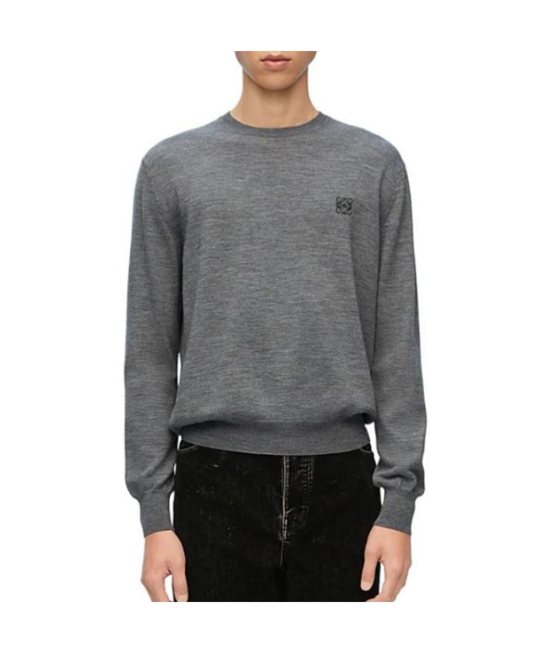 LOEWE Серый джемпер / свитер, фото 2