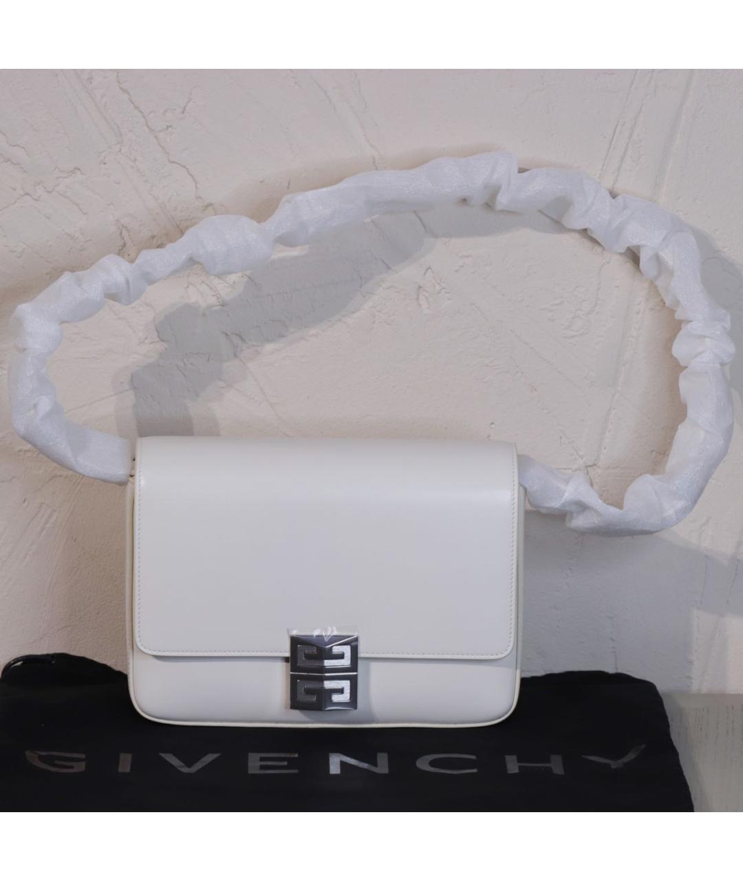 GIVENCHY Белая кожаная сумка тоут, фото 2