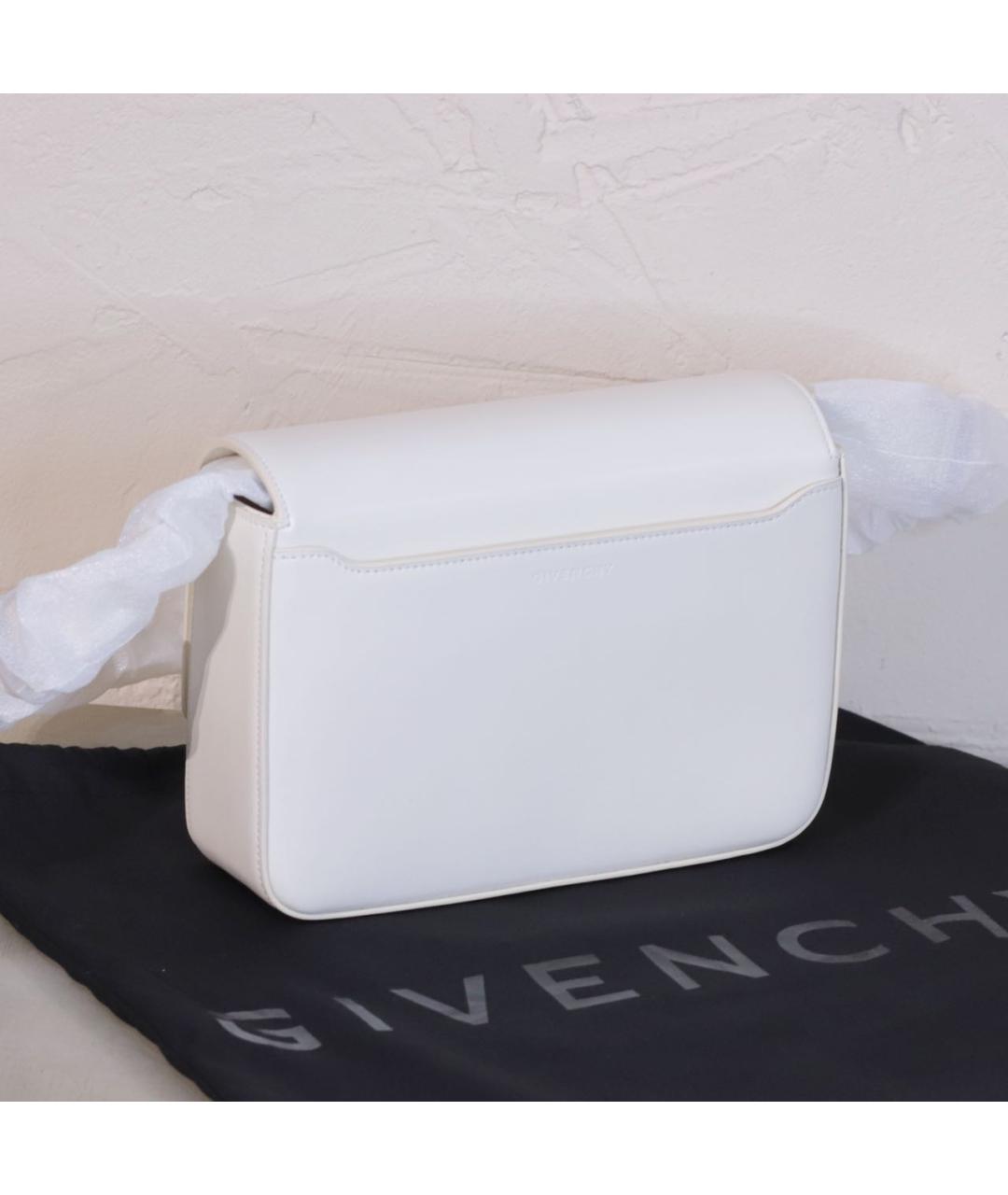 GIVENCHY Белая кожаная сумка тоут, фото 4