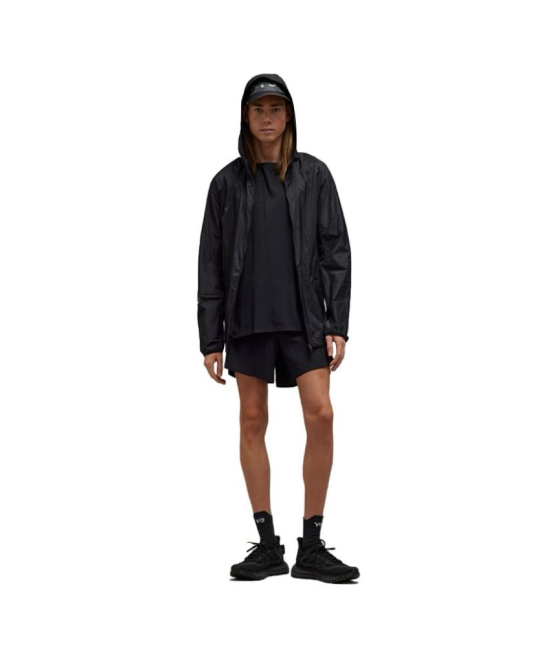ADIDAS Черная полиамидовая куртка, фото 8