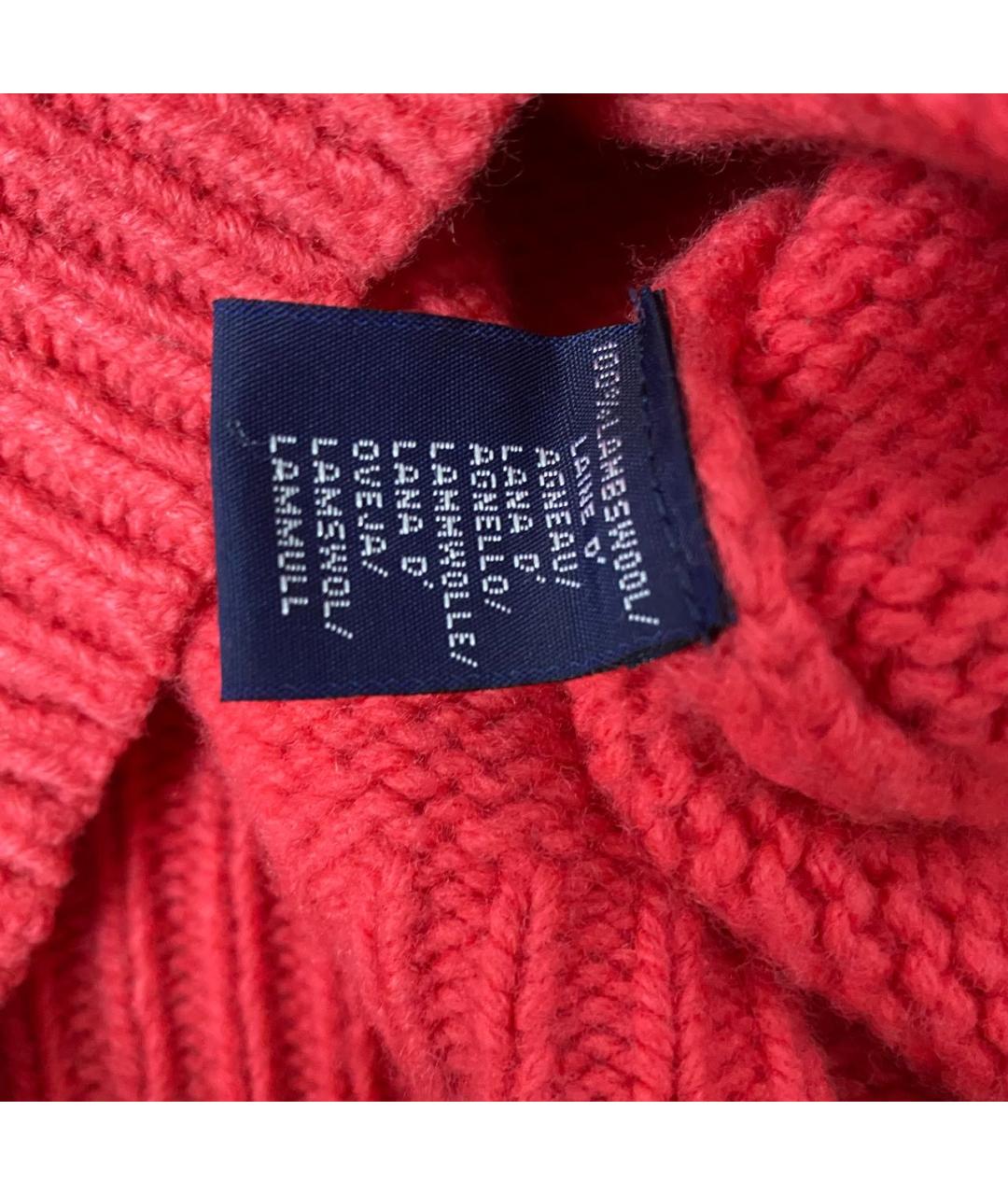 RALPH LAUREN Коралловый шерстяной джемпер / свитер, фото 4