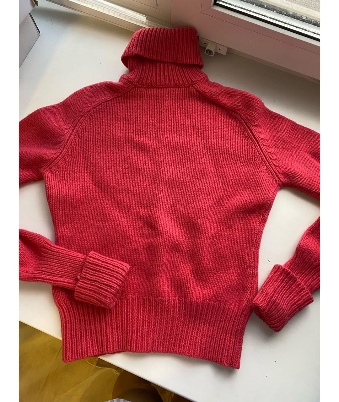 RALPH LAUREN Коралловый шерстяной джемпер / свитер, фото 2