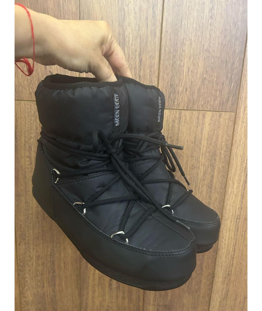 MOON BOOT Черные сапоги, фото 3