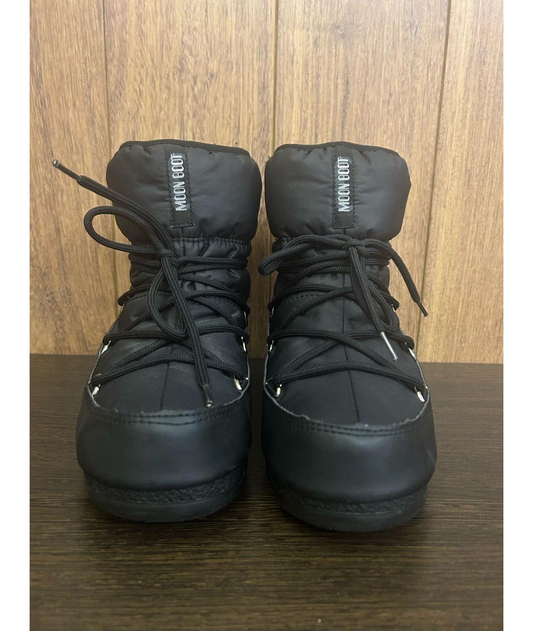 MOON BOOT Черные сапоги, фото 2