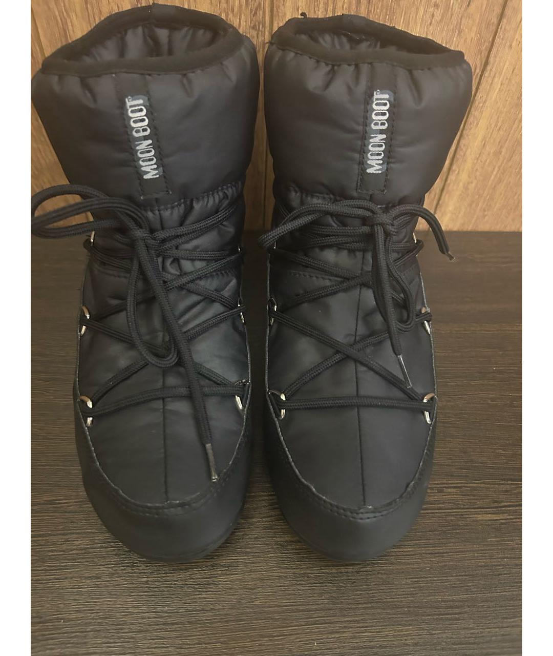 MOON BOOT Черные сапоги, фото 5