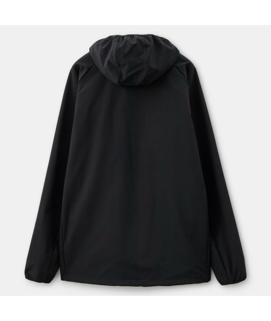 ADIDAS Черная полиэстеровая куртка, фото 2