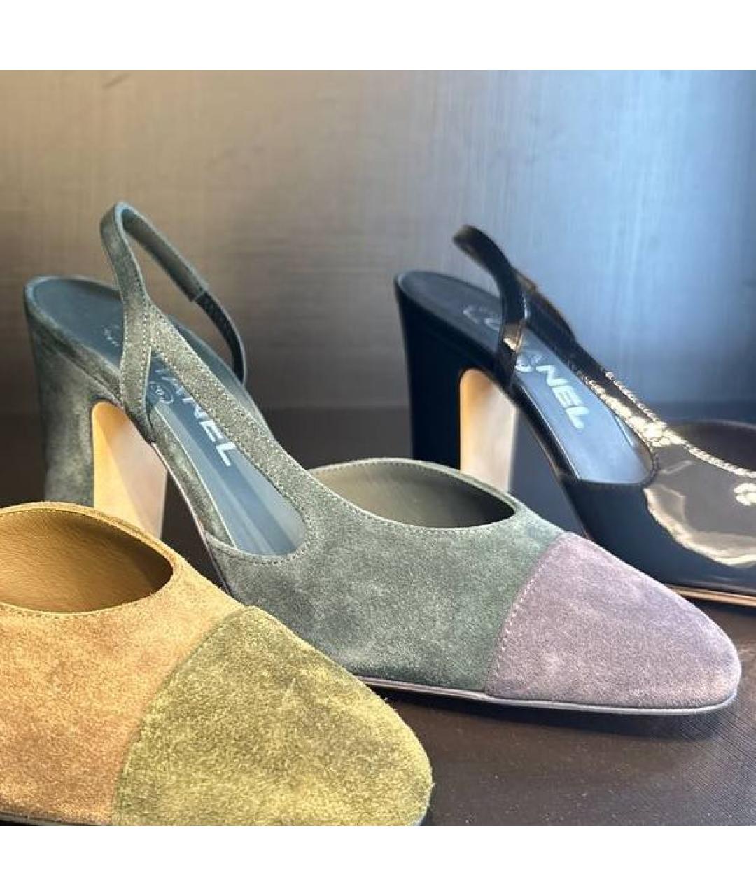 CHANEL Замшевые туфли, фото 2