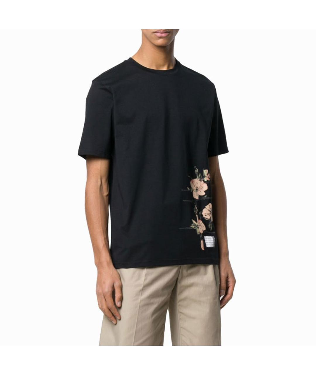 LOEWE Черная хлопковая футболка, фото 6