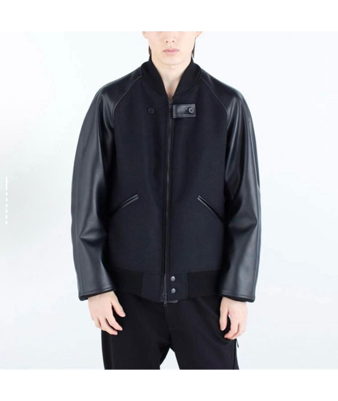 ADIDAS Черная полиэстеровая куртка, фото 2