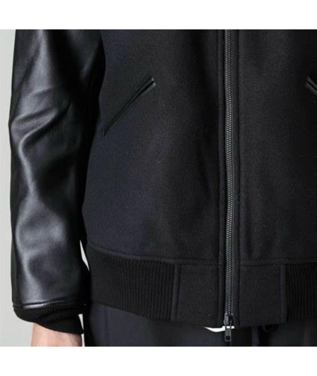 ADIDAS Черная полиэстеровая куртка, фото 4