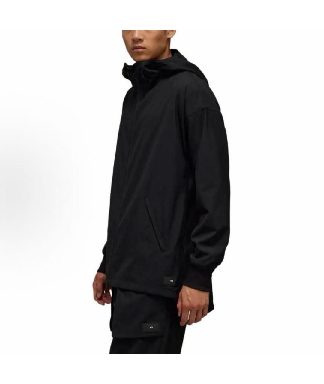 ADIDAS Черная полиэстеровая куртка, фото 3