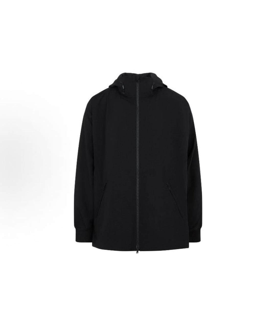 ADIDAS Черная полиэстеровая куртка, фото 1