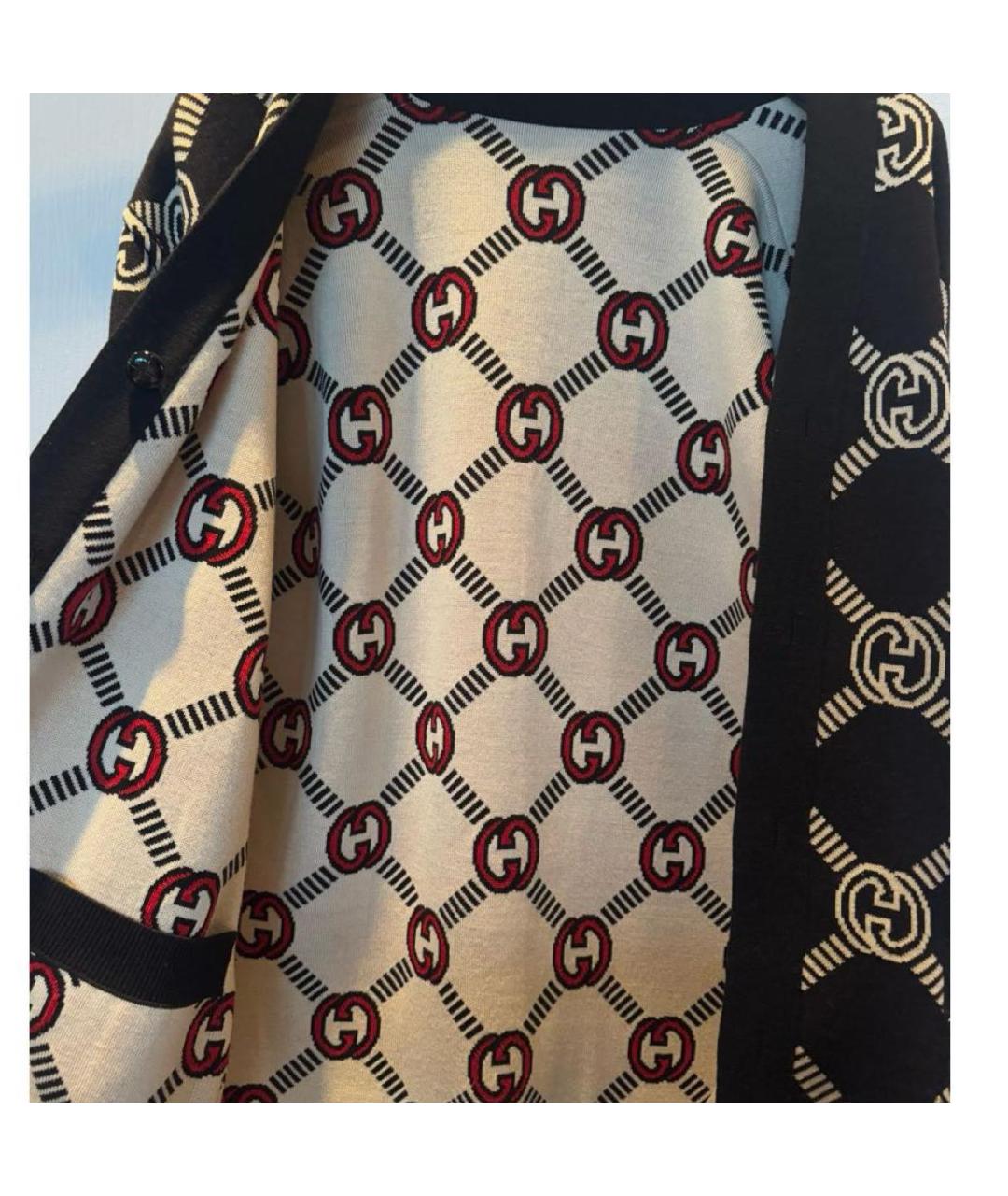 GUCCI Шерстяной кардиган, фото 4