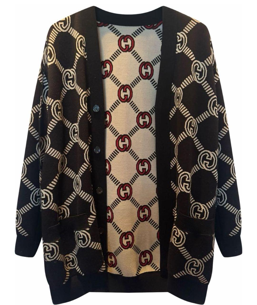 GUCCI Шерстяной кардиган, фото 1