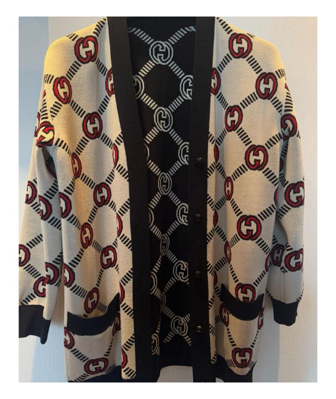 GUCCI Шерстяной кардиган, фото 5