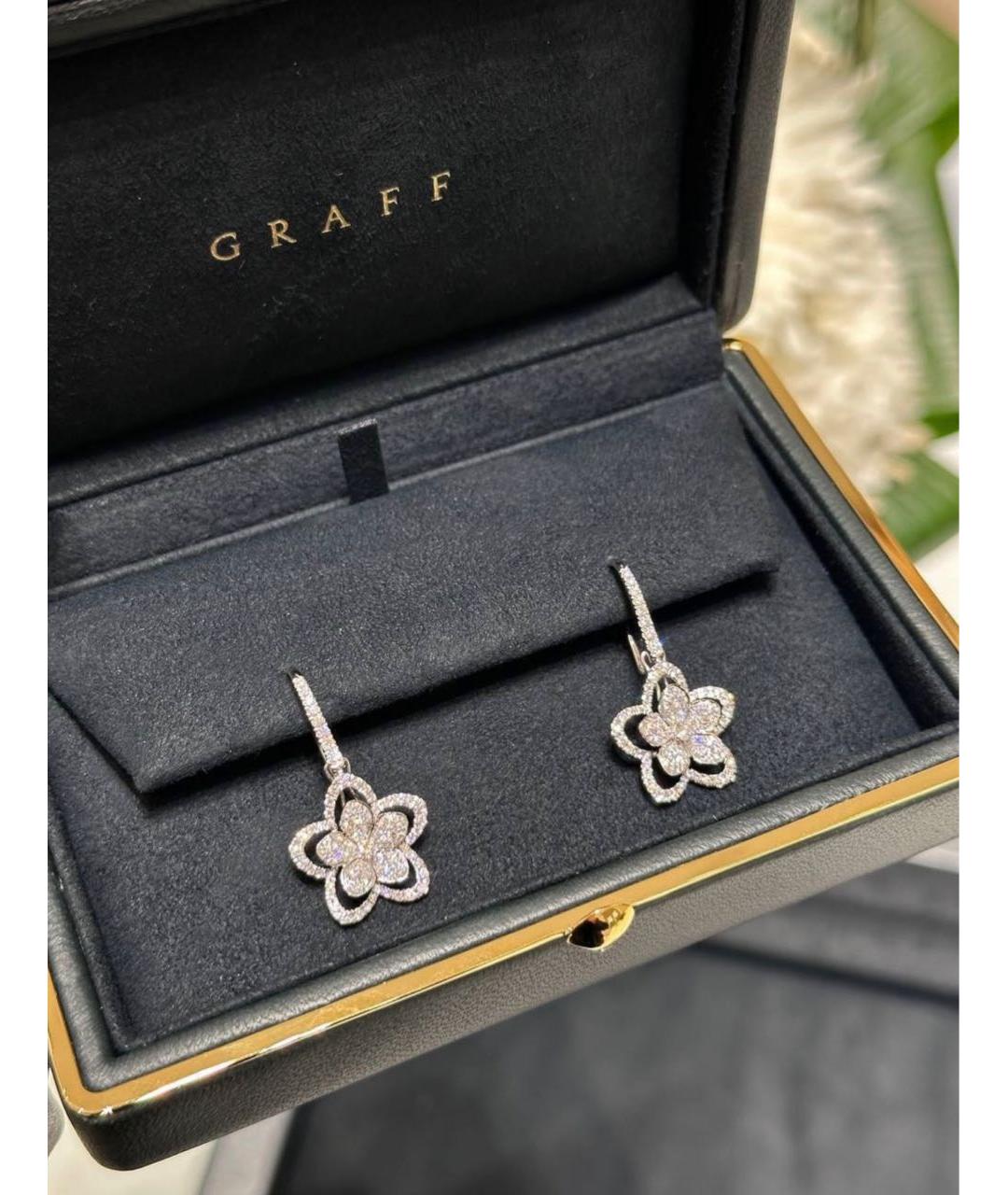 GRAFF Серебряные серьги из белого золота, фото 2