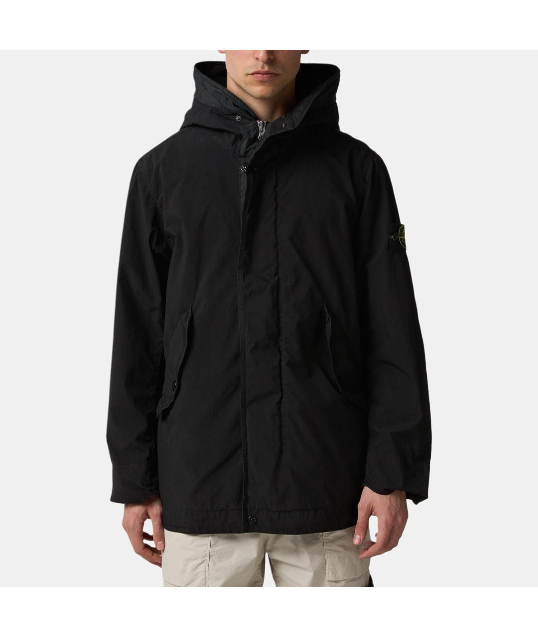 STONE ISLAND Черная куртка, фото 2