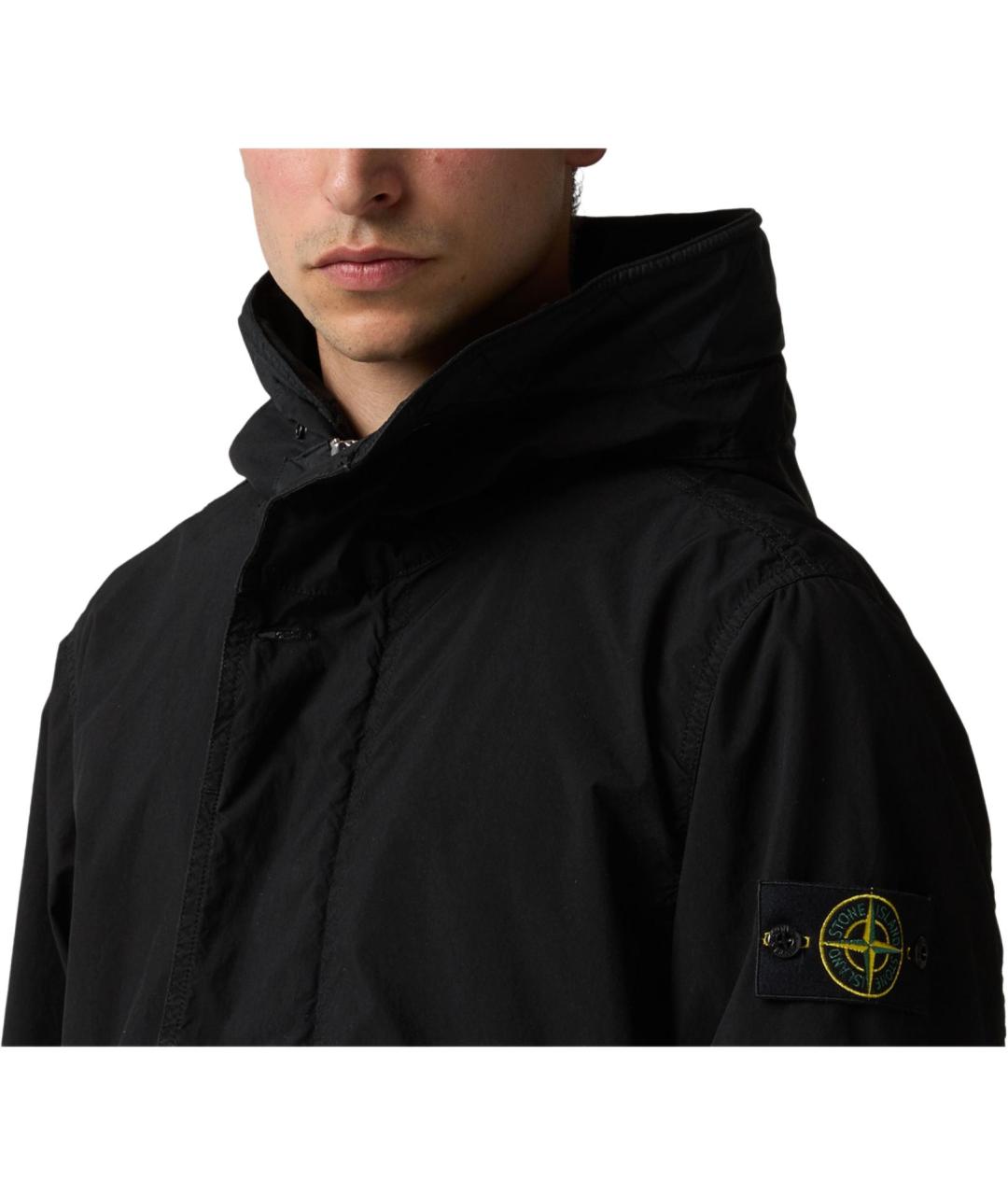 STONE ISLAND Черная куртка, фото 4