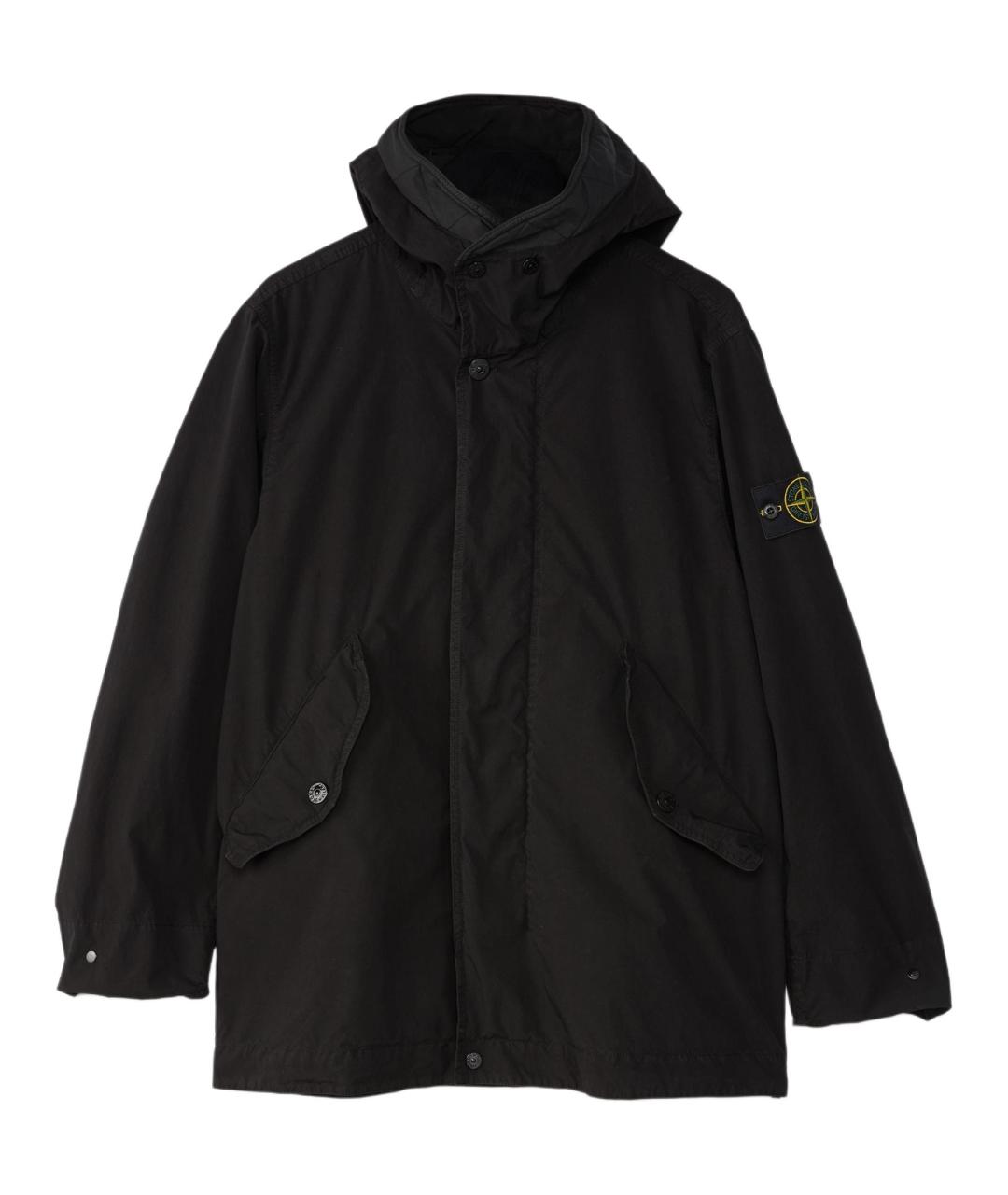 STONE ISLAND Черная куртка, фото 1