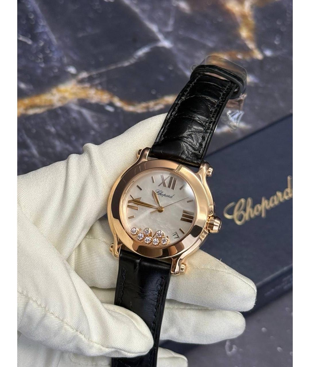 CHOPARD Золотые часы из розового золота, фото 9