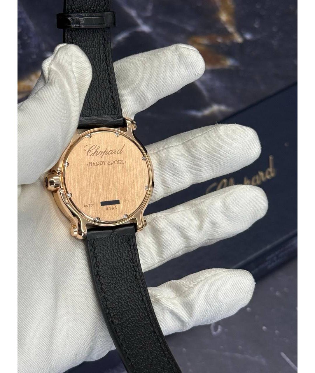 CHOPARD Золотые часы из розового золота, фото 5