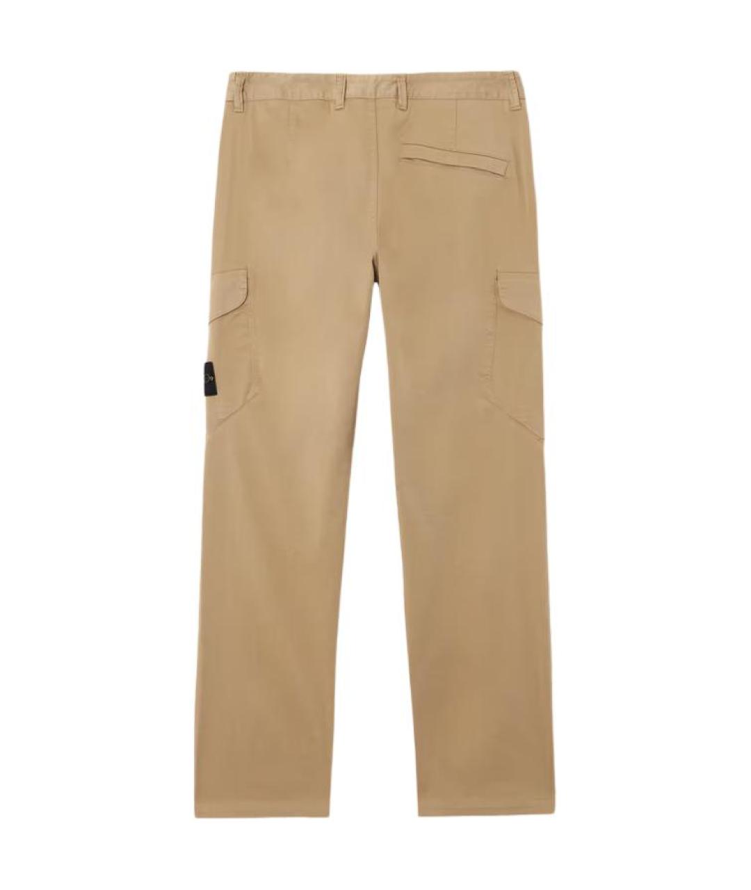 STONE ISLAND Коричневые повседневные брюки, фото 2