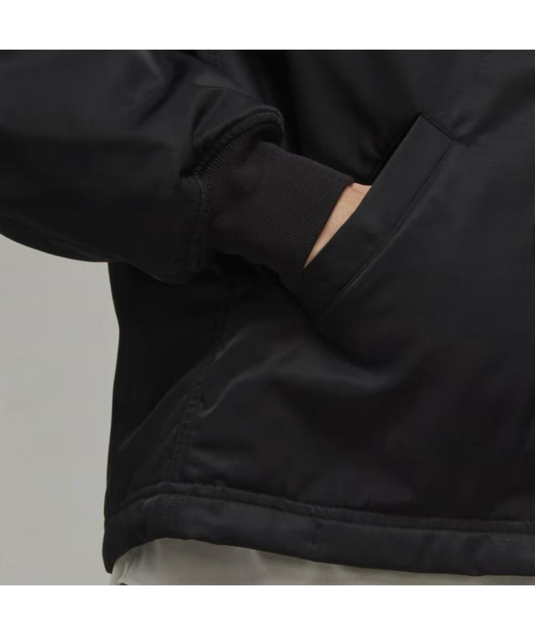 ADIDAS Черная полиэстеровая куртка, фото 6
