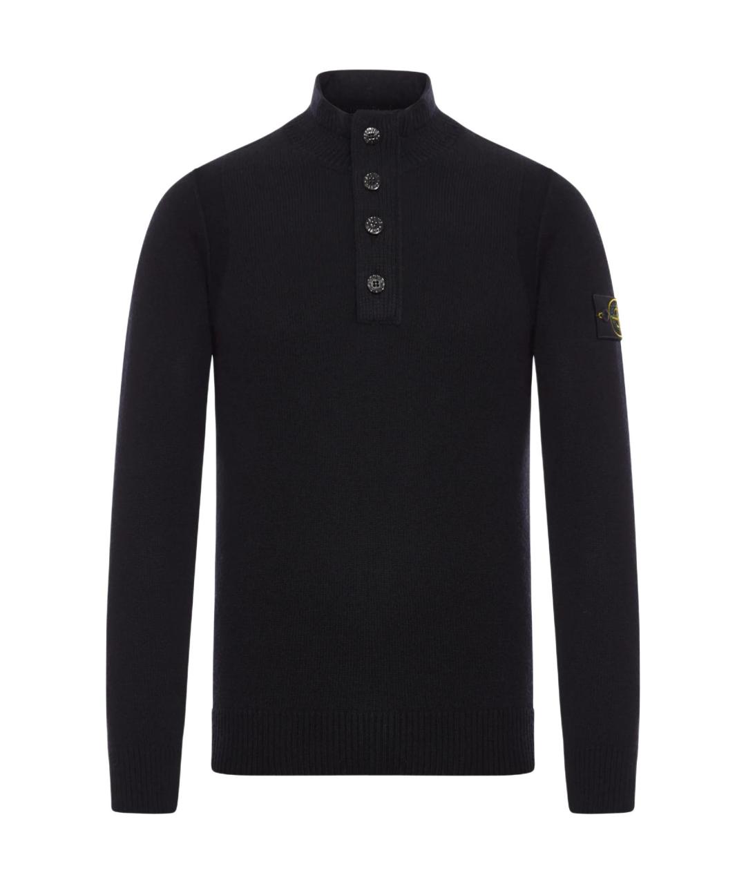 STONE ISLAND Черный джемпер / свитер, фото 1