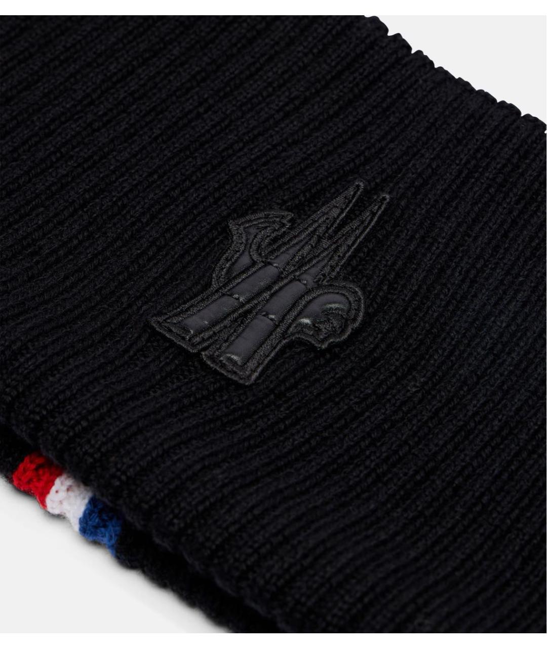 MONCLER Черная повязка на голову, фото 2