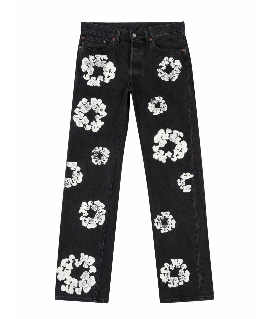 Denim Tears Черные хлопковые прямые джинсы, фото 1