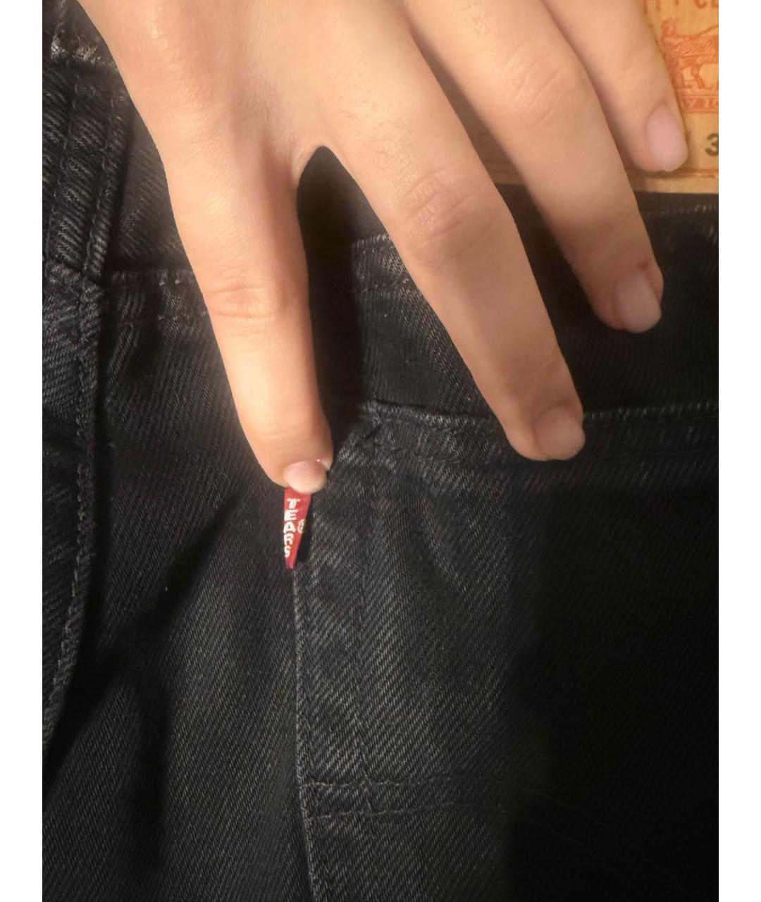 Denim Tears Черные хлопковые прямые джинсы, фото 5