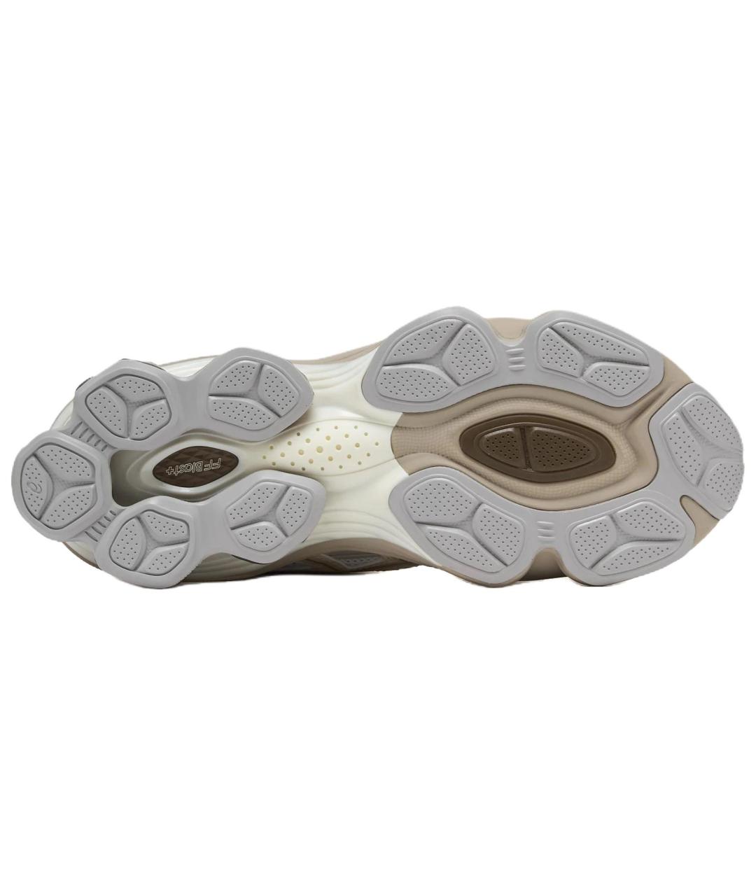 ASICS Бежевые текстильные кроссовки, фото 6