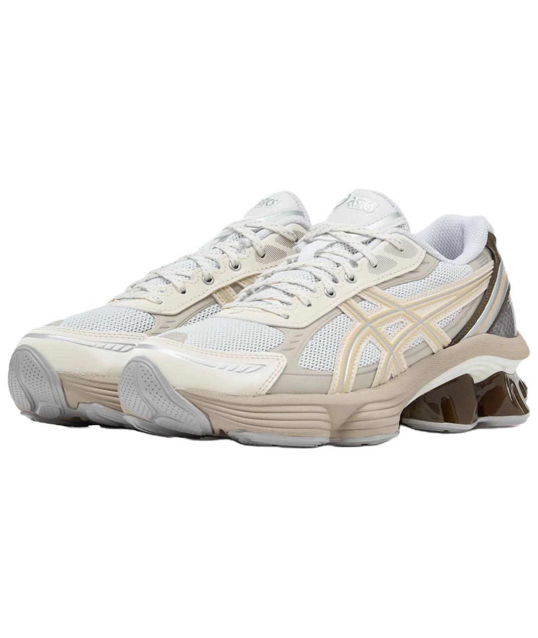 ASICS Бежевые текстильные кроссовки, фото 3