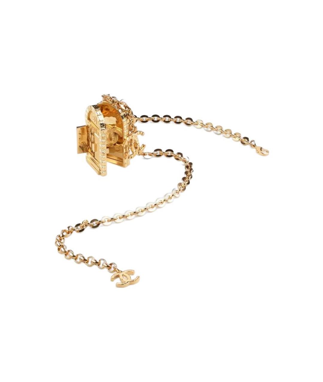 CHANEL Золотое позолоченное колье, фото 2