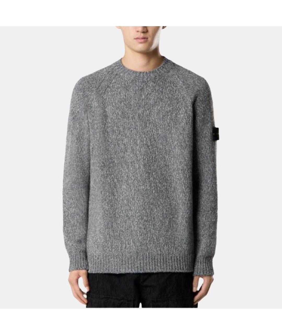 STONE ISLAND Серый джемпер / свитер, фото 2