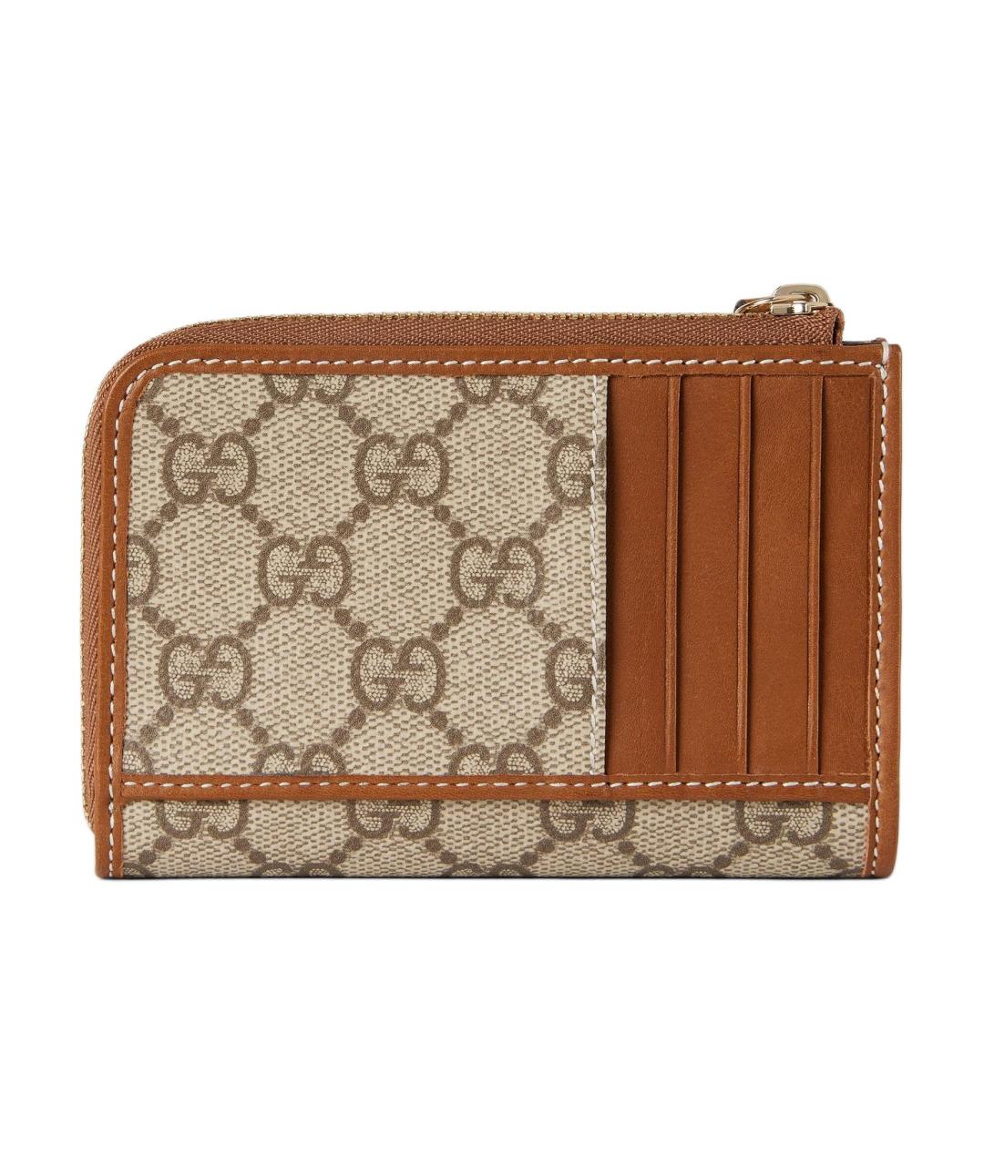 GUCCI Коричневый кардхолдер, фото 3